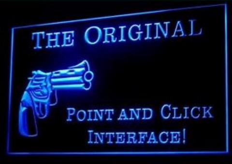 The Original Point and Click Interface LED Neon Sign